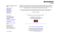Desktop Screenshot of animationjournal.com